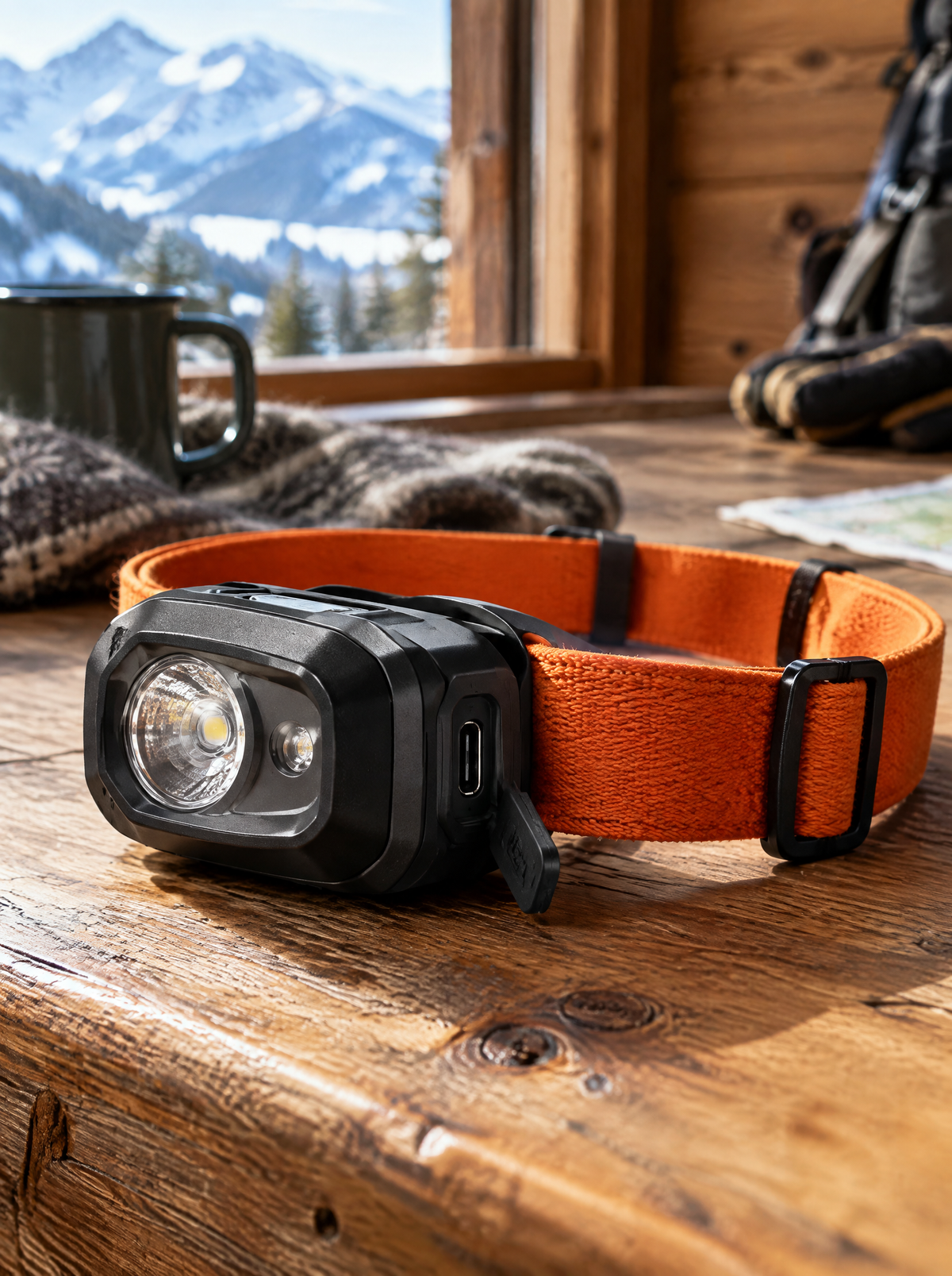 Lampe frontale rechargeable 500 lumens NIGHTRUN