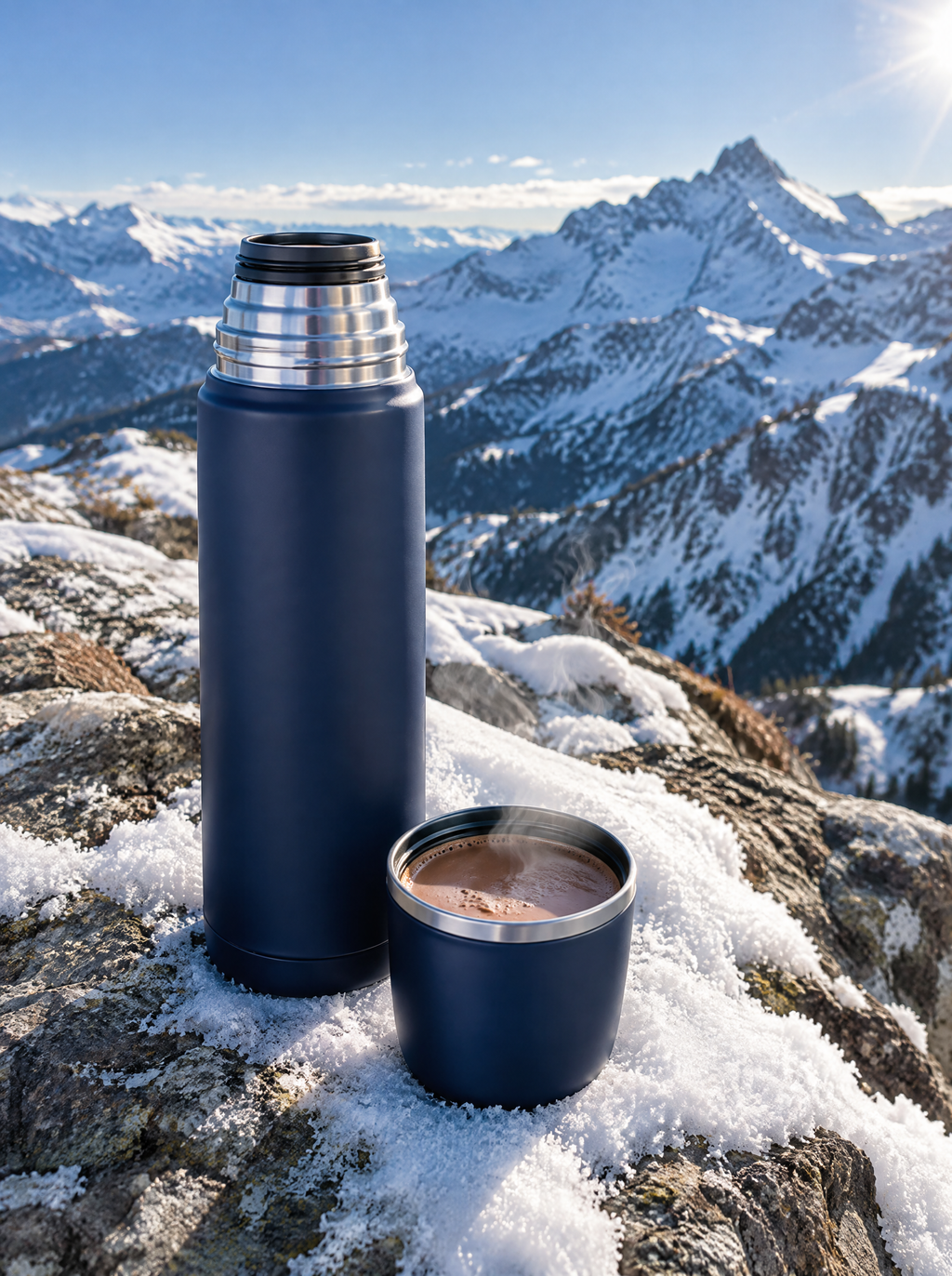 Bouteille isotherme 1 L inox THERMOS – photo produit