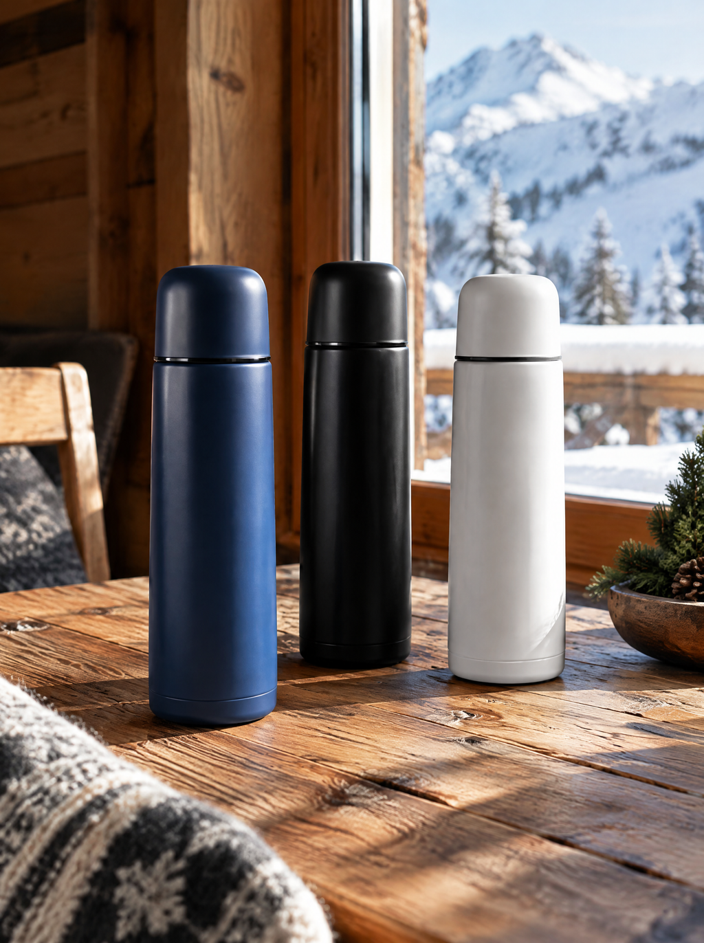 Bouteille isotherme 1 L inox THERMOS – détail