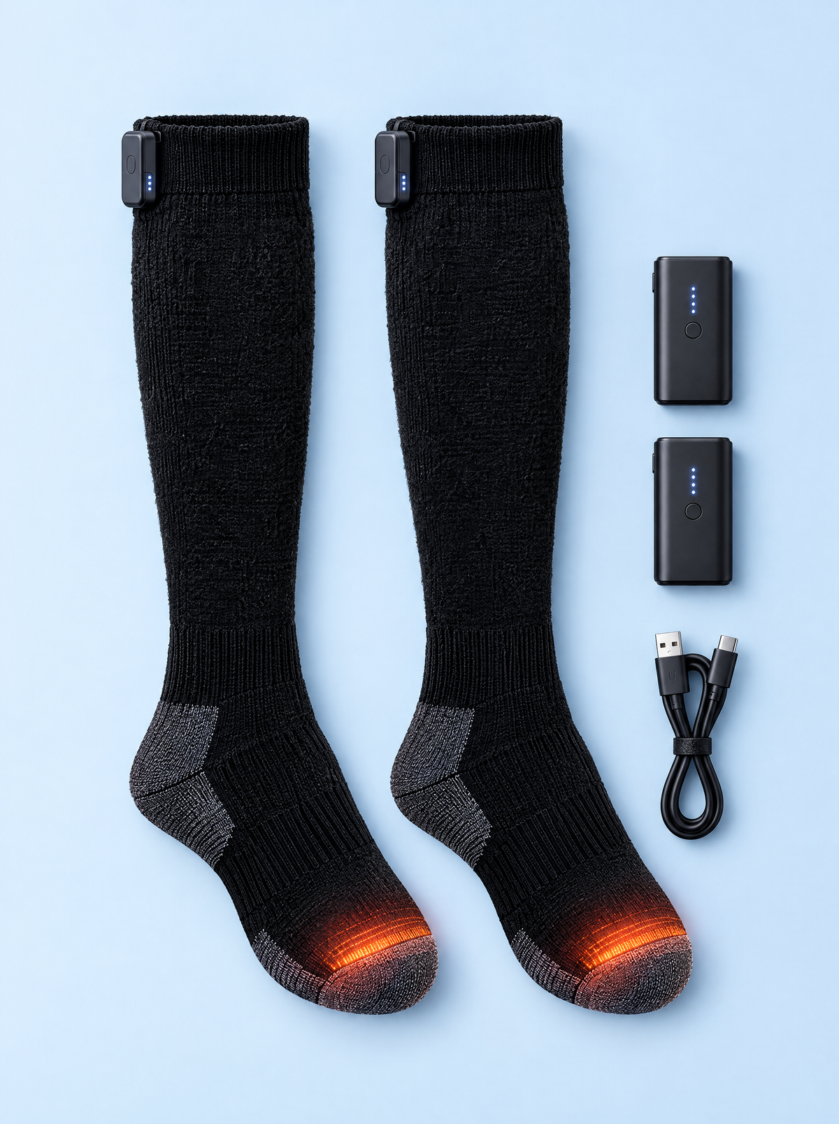 Chaussettes THERMO avec batteries