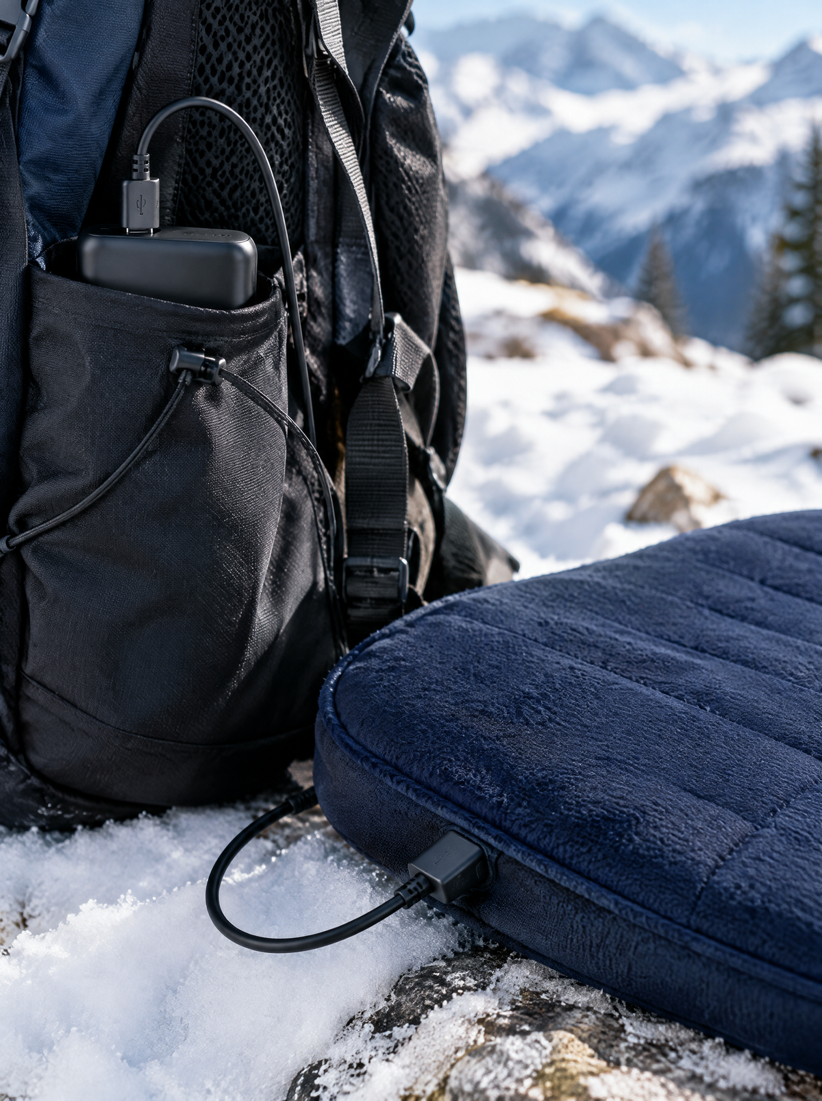 Coussin chauffant portable USB CHALET