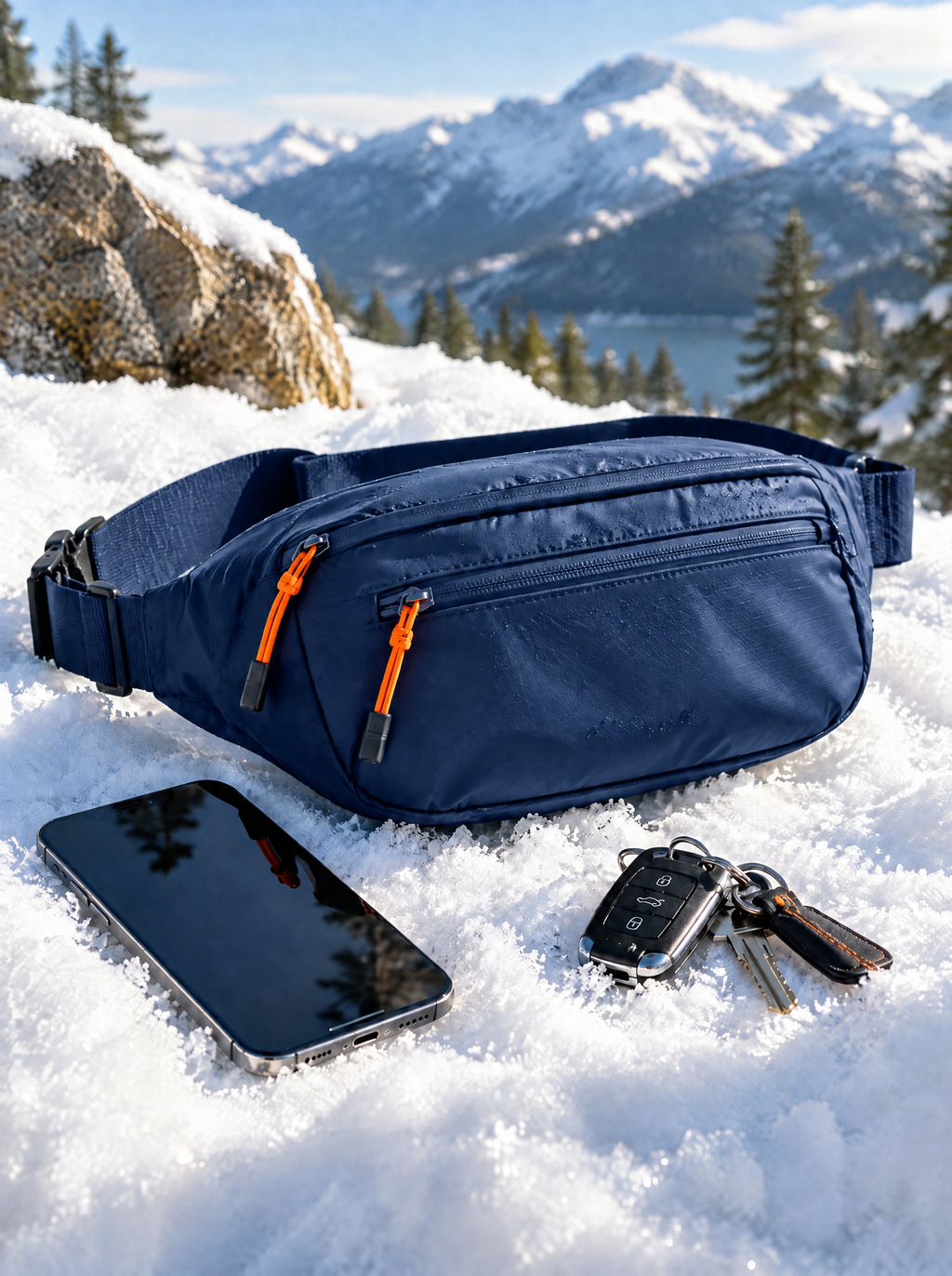 Sac banane de ski étanche BUMBAG – Marine