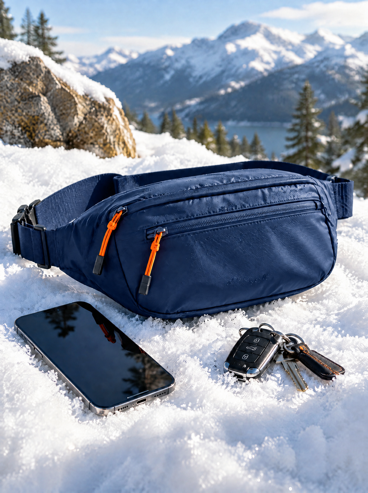 Sac banane de ski étanche BUMBAG – Marine