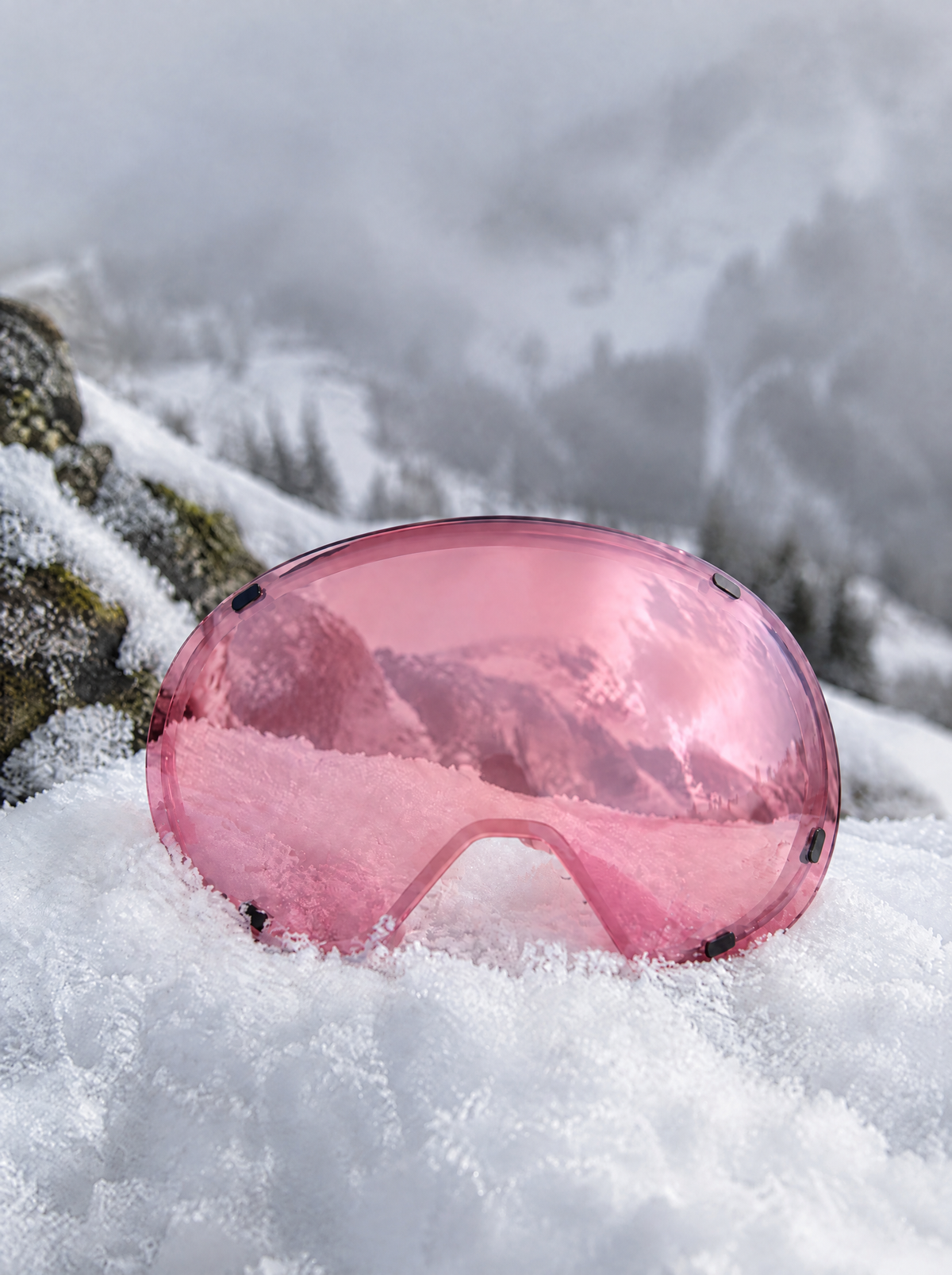 Écran de rechange pour masque VISION – Rose basse lumière