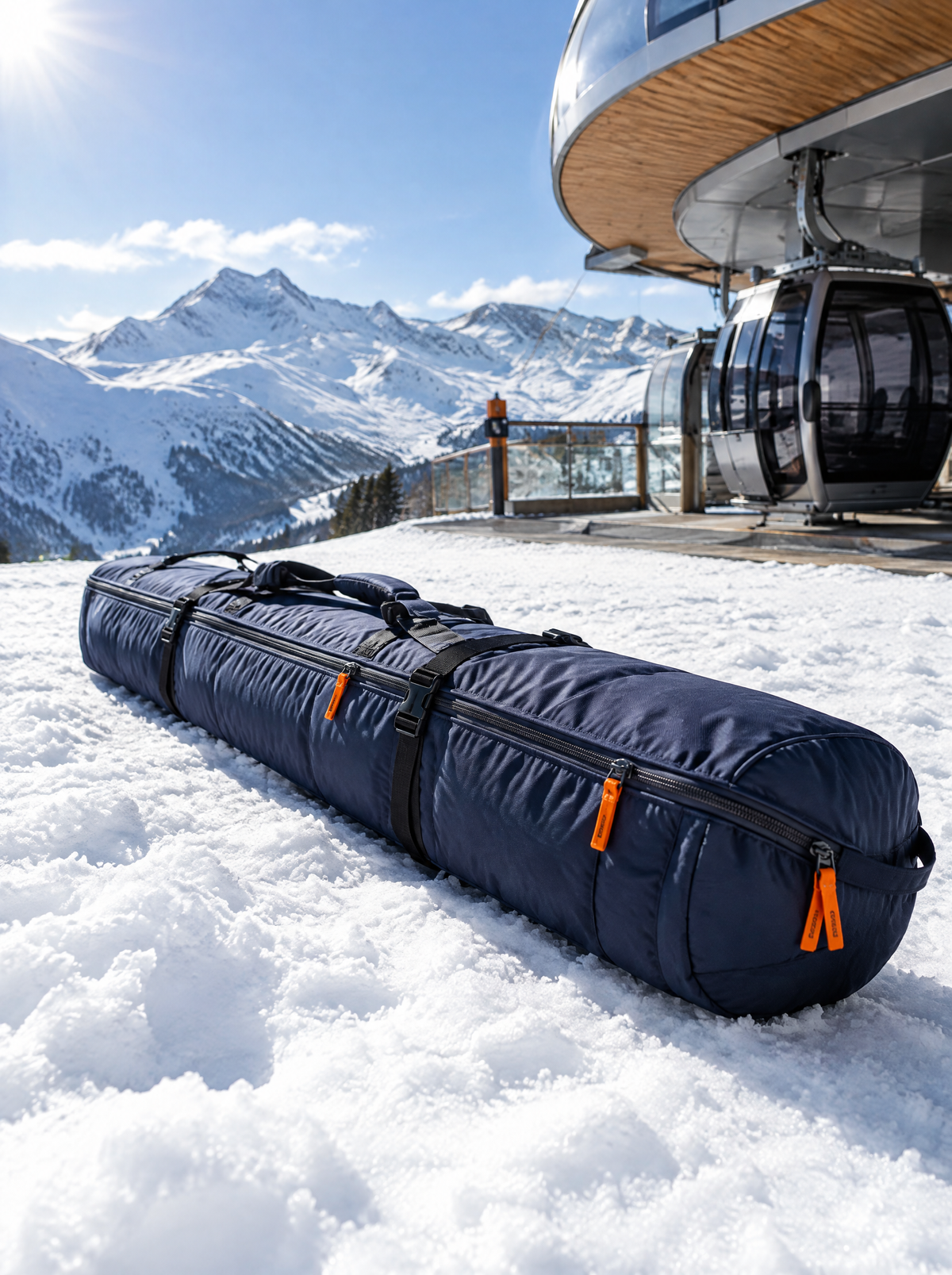 Housse à skis rembourrée TRAVELSKI – photo produit