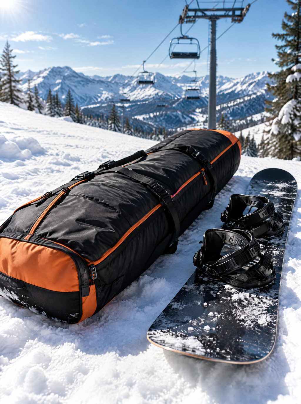 Housse de snowboard rembourrée BOARDCASE – photo produit