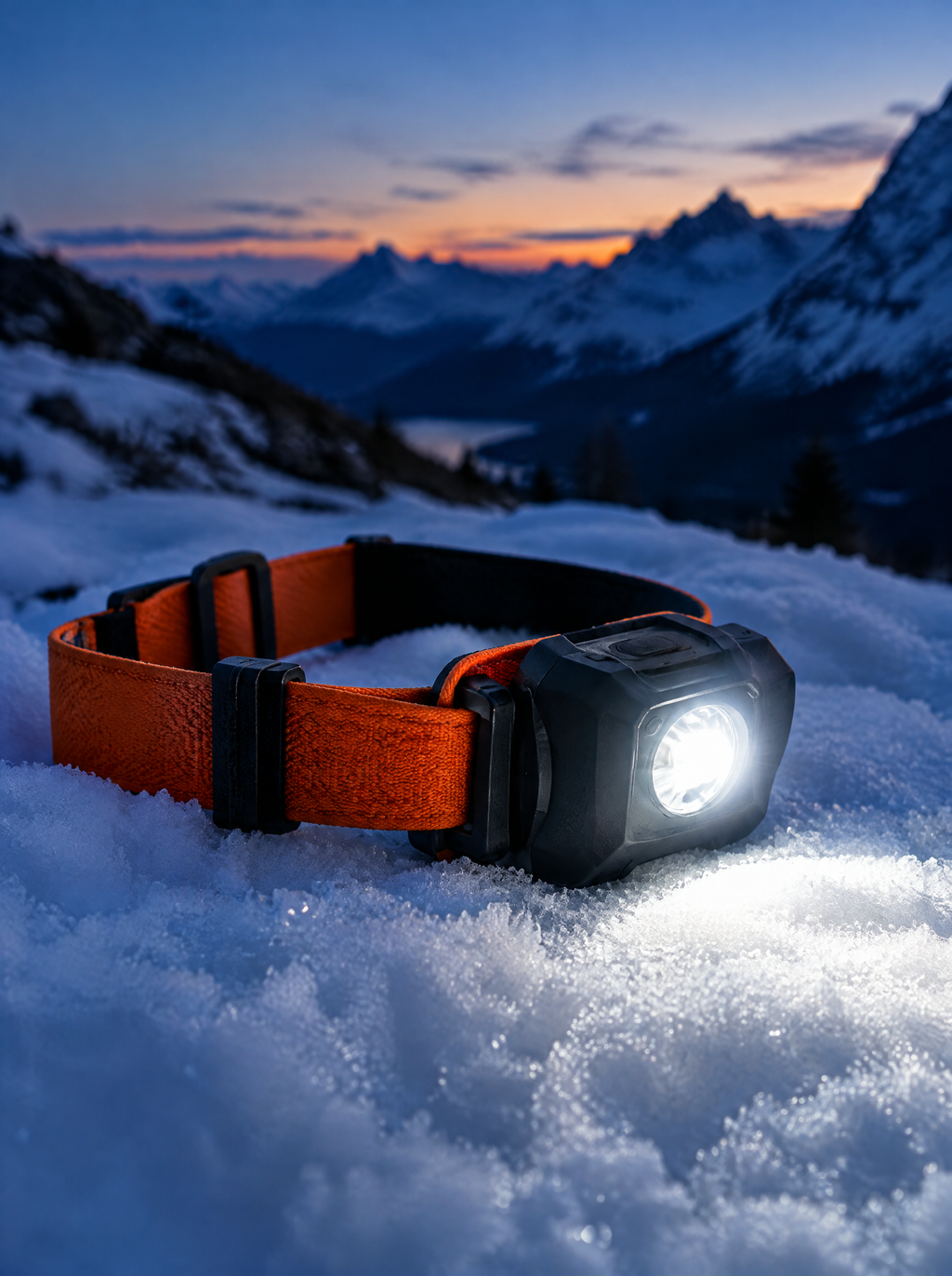 Lampe frontale rechargeable 500 lumens NIGHTRUN – photo produit