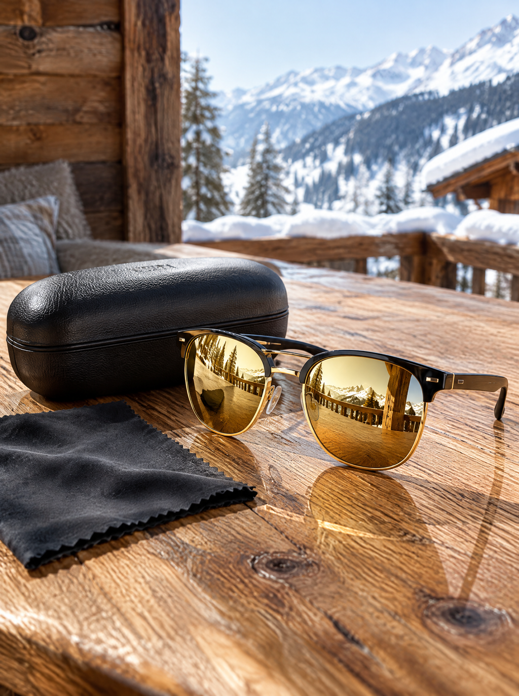 Lunettes de soleil montagne polarisées SUMMITVIEW – détail