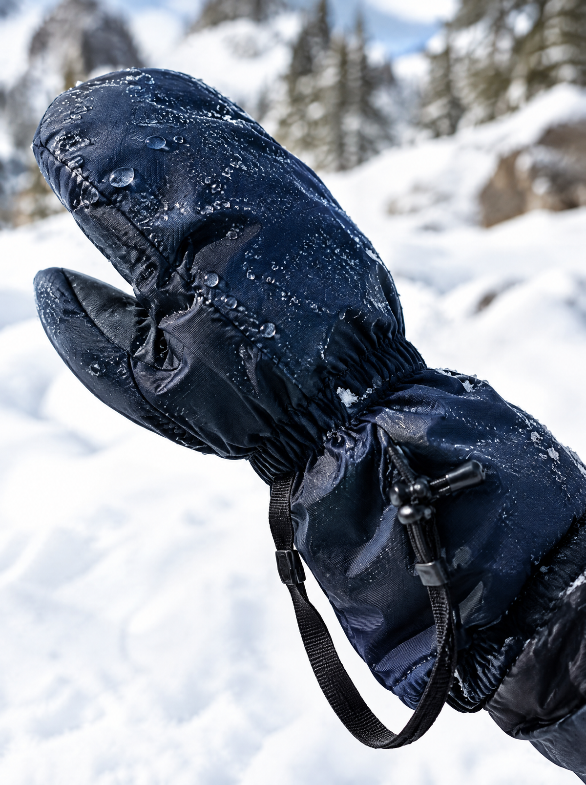 Moufles de ski imperméables ALPINE – détail