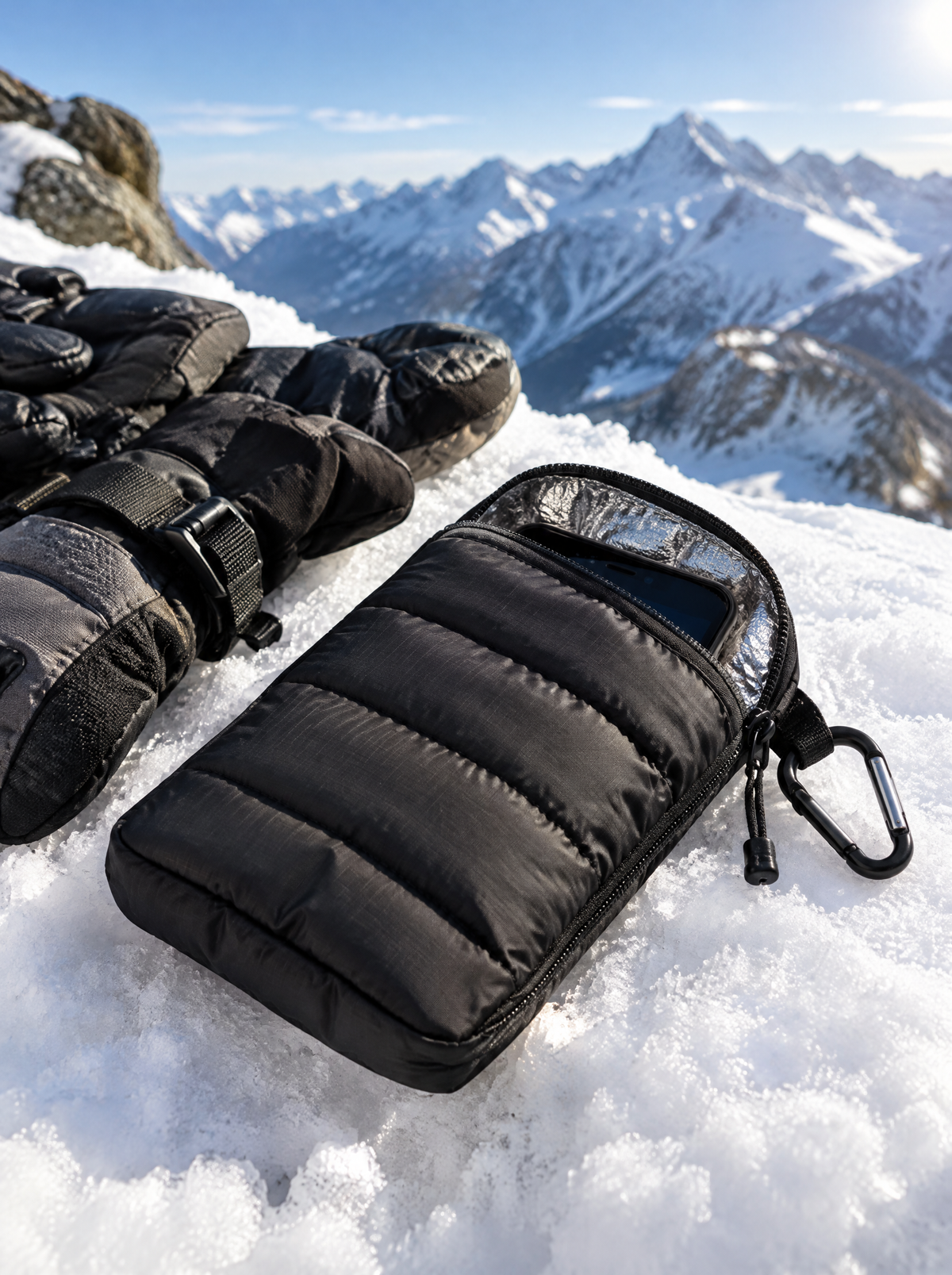 Pochette téléphone isolante anti-froid COLDGUARD – photo produit
