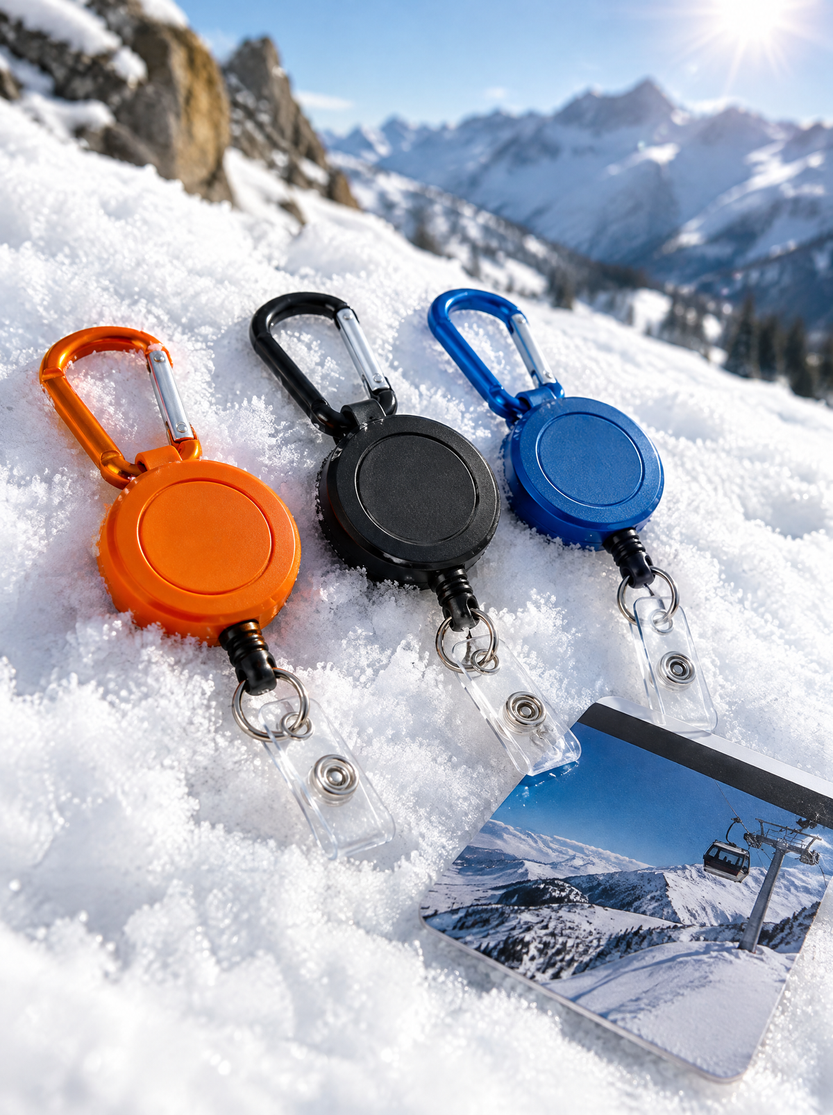 Porte-forfait enrouleur YOYO – photo produit