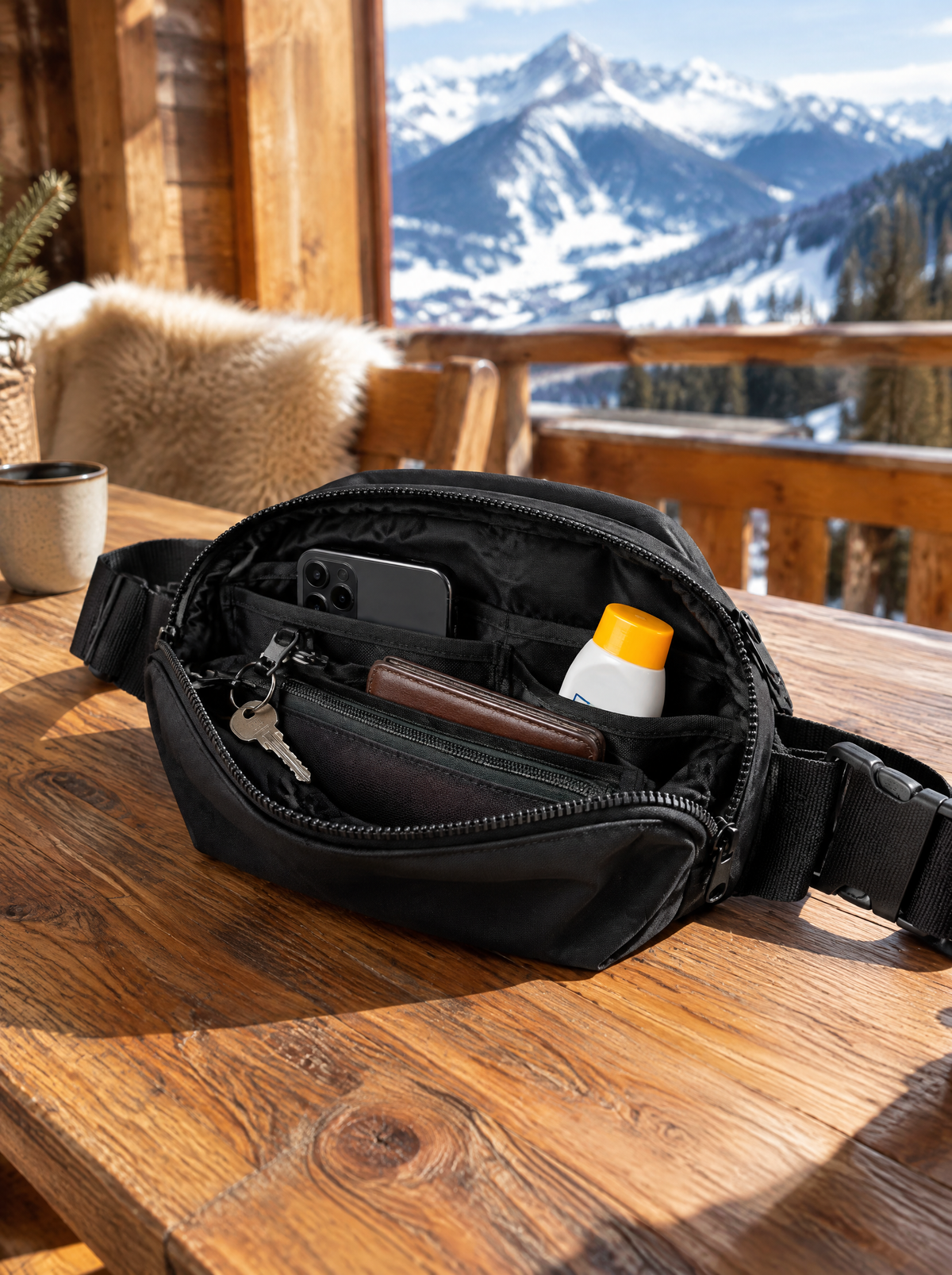 Sac banane de ski étanche BUMBAG – détail
