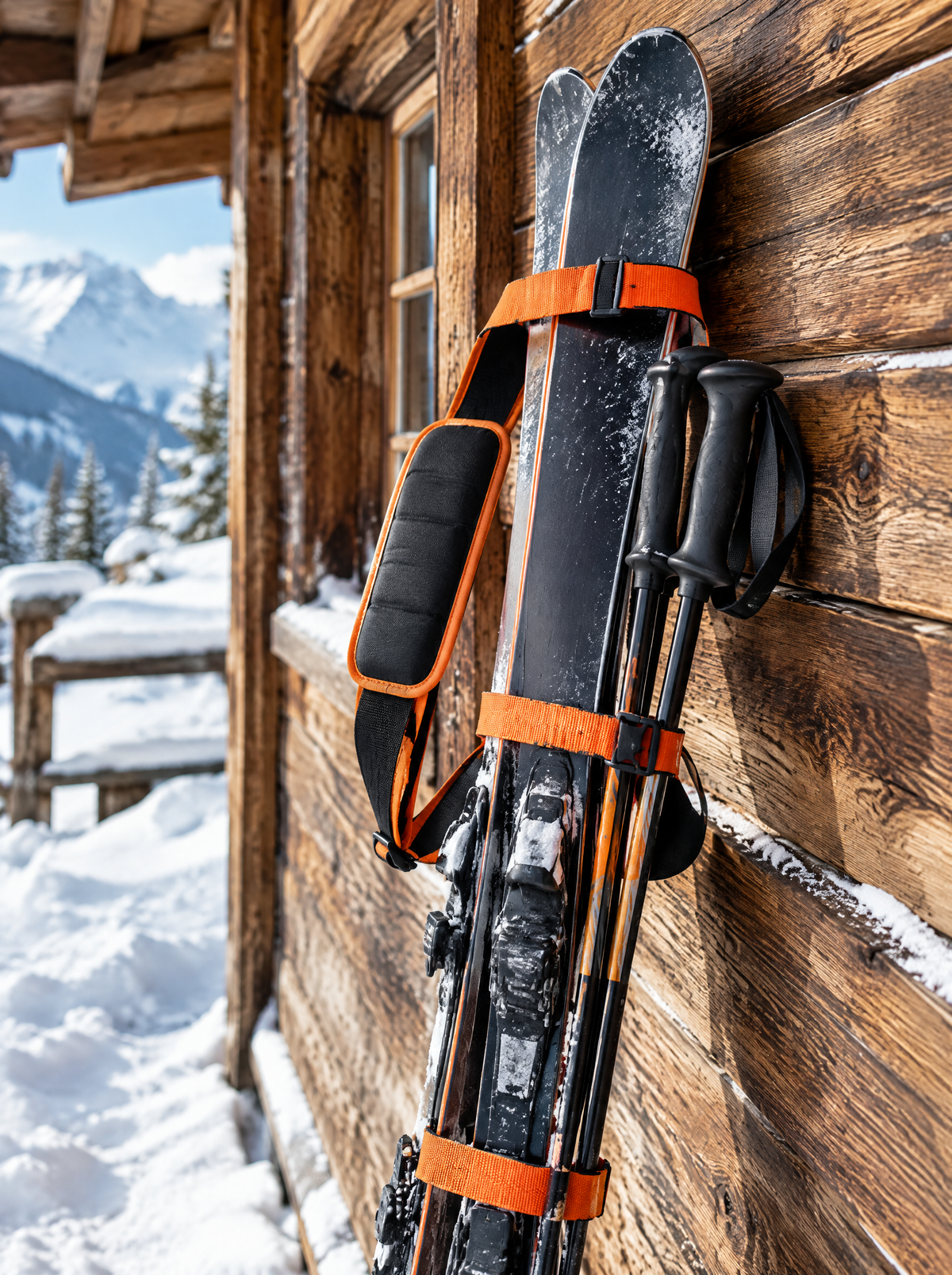 Sangle porte-skis et bâtons CARRYSTRAP – photo produit