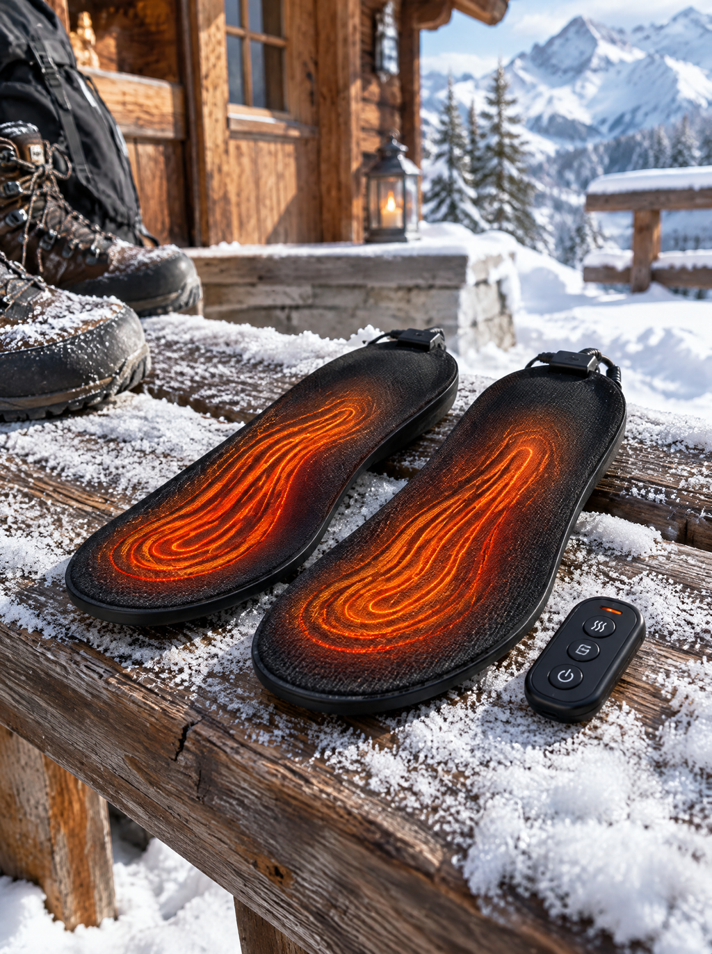 Semelles chauffantes rechargeables TOASTY – photo produit